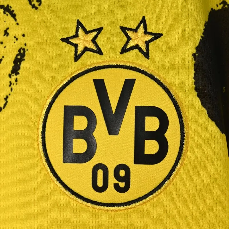 2025/2026 Dortmund Domicile Rose Advertisement Maillot de football Qualité thaï 1:1 – Image 4