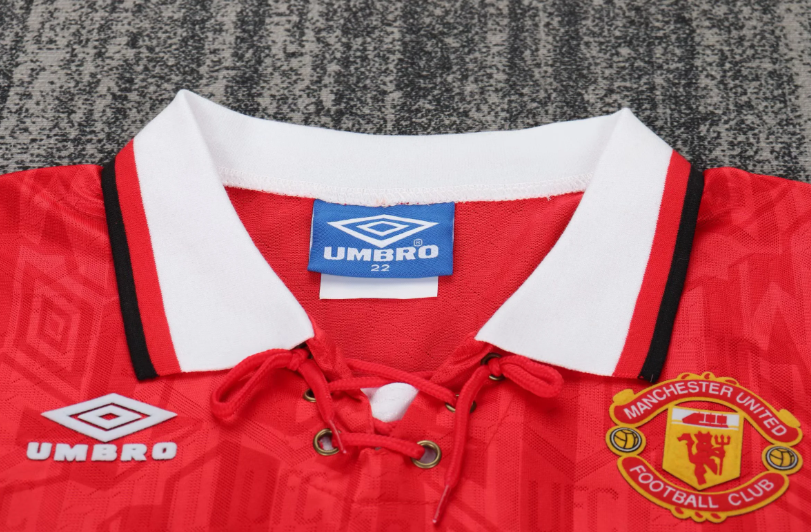 1992/1994 Retro Manchester United Home Football Jersey 1:1 Thai Quality Kids Size - Image 4