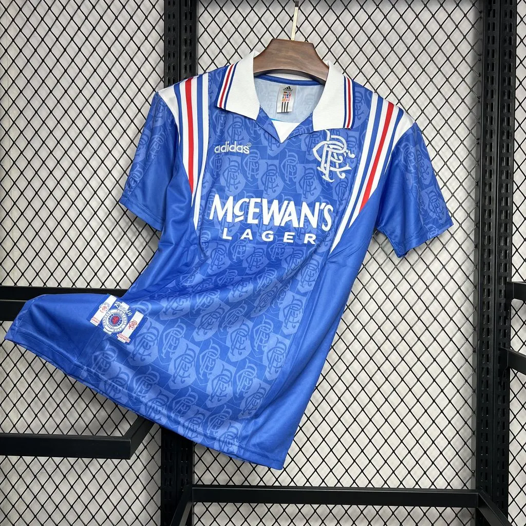 1996/1997 Retro Rangers Casa Maglia da calcio Qualità thai 1:1 - immagine 3