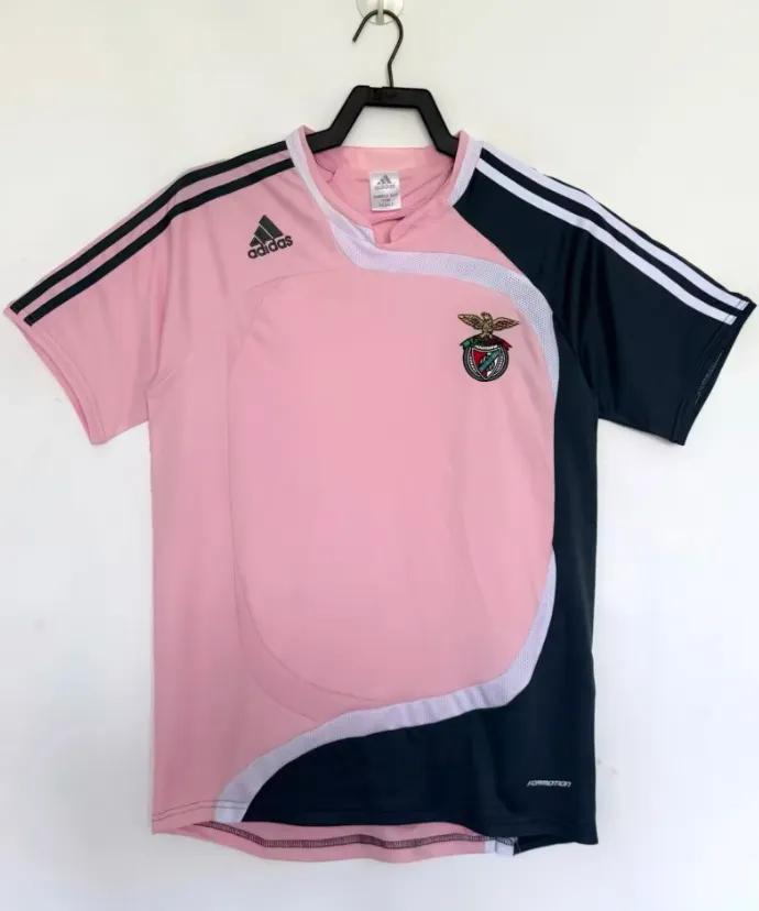 2007/2008 Retrô Benfica Fora Camisa de futebol Qualidade tailandesa 1:1