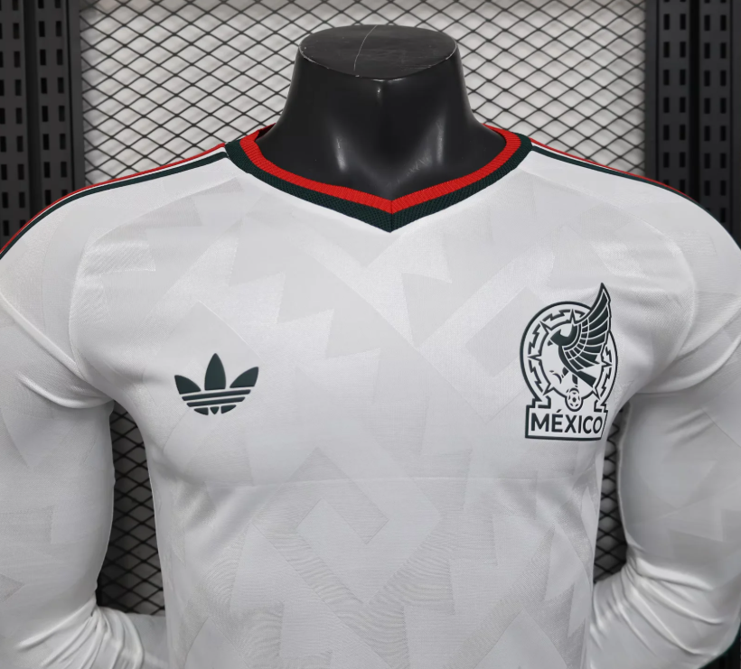 2026 Versão jogador Manga longa México Fora Camisa de futebol Qualidade tailandesa 1:1 - Image 3