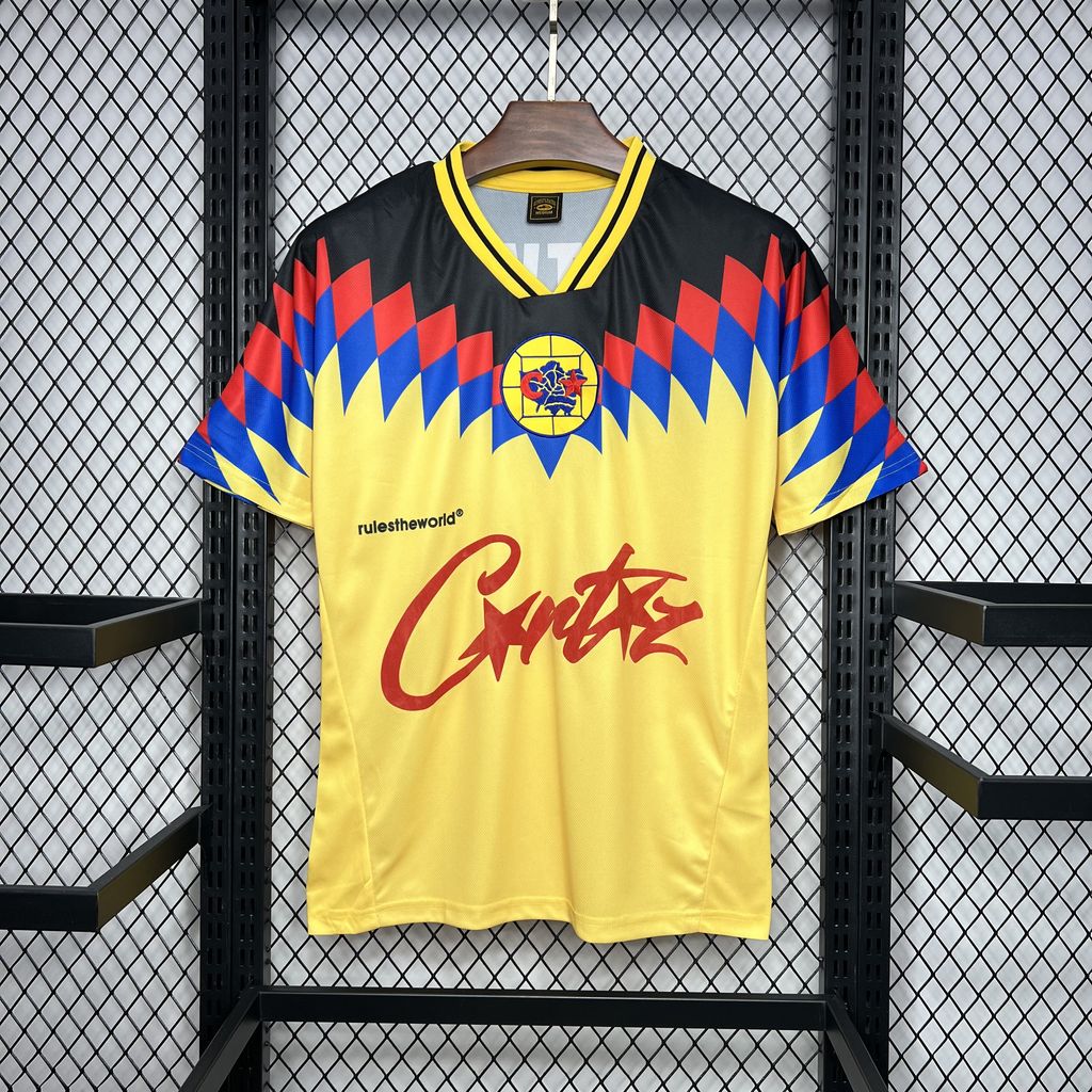 1995 Retro CF América Local Corteiz Camiseta Calidad tailandesa 1:1