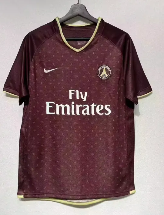 2006/2007 Retro Paris Saint-Germain Auswärts Fußballtrikot 1:1 Thai-Qualität