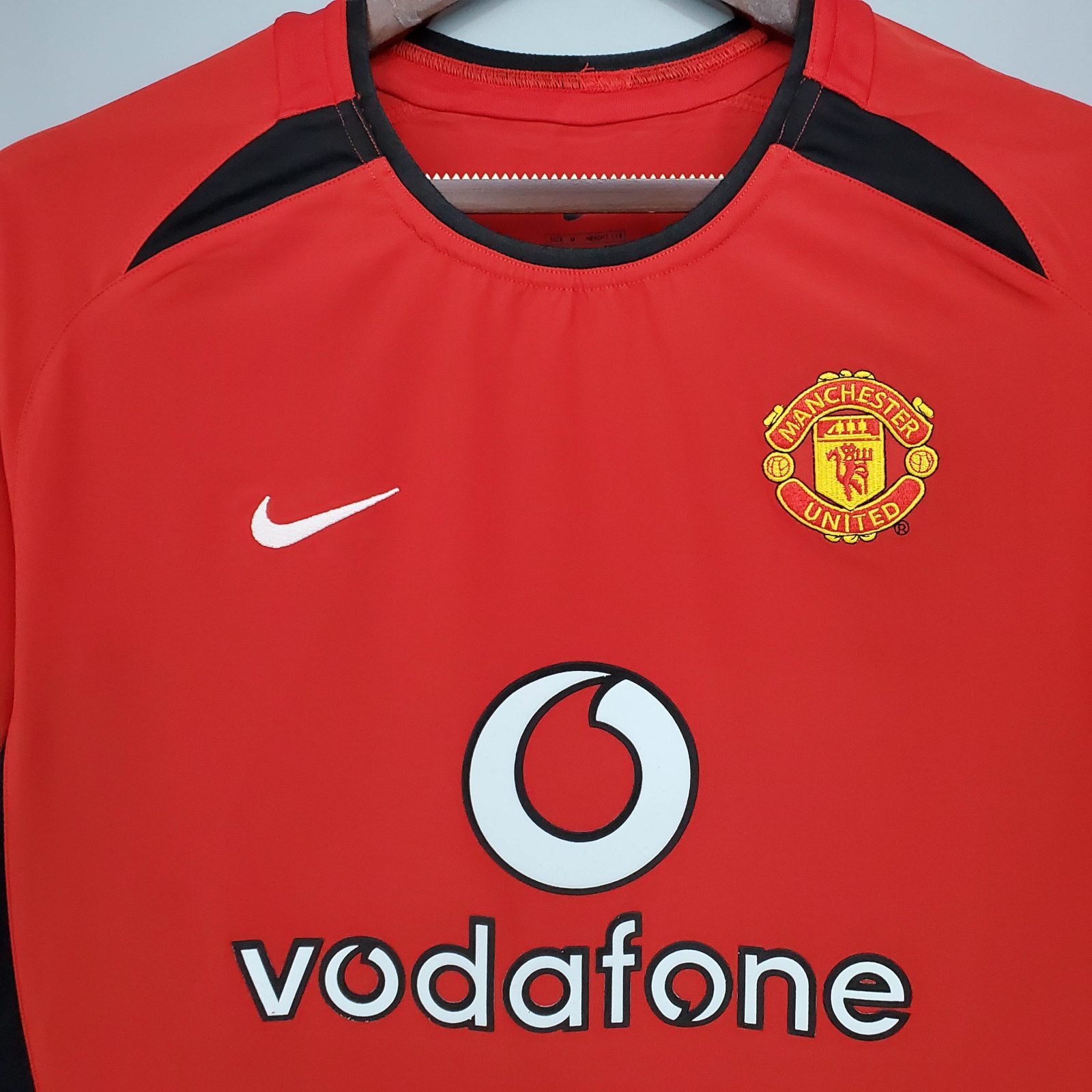 2002/2004 复古 曼联 主场 足球球衣 1:1 泰版品质 - 图片 4