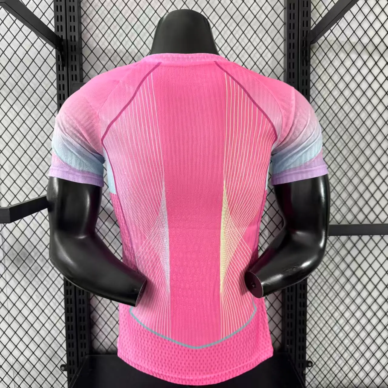 2025/2026 Spelersversie Psg Paris Saint-Germain Speciale editie Roze Voetbalshirt 1:1 Thaise kwaliteit - Afbeelding 3