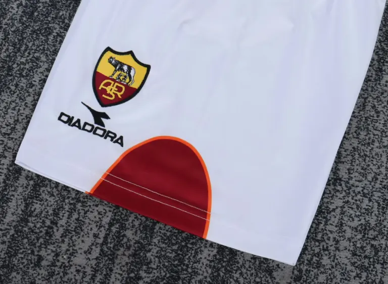 1999/2000 Ретро Roma Домашняя Футбольная футболка Тайское качество 1:1 Детский размер — изображение 8