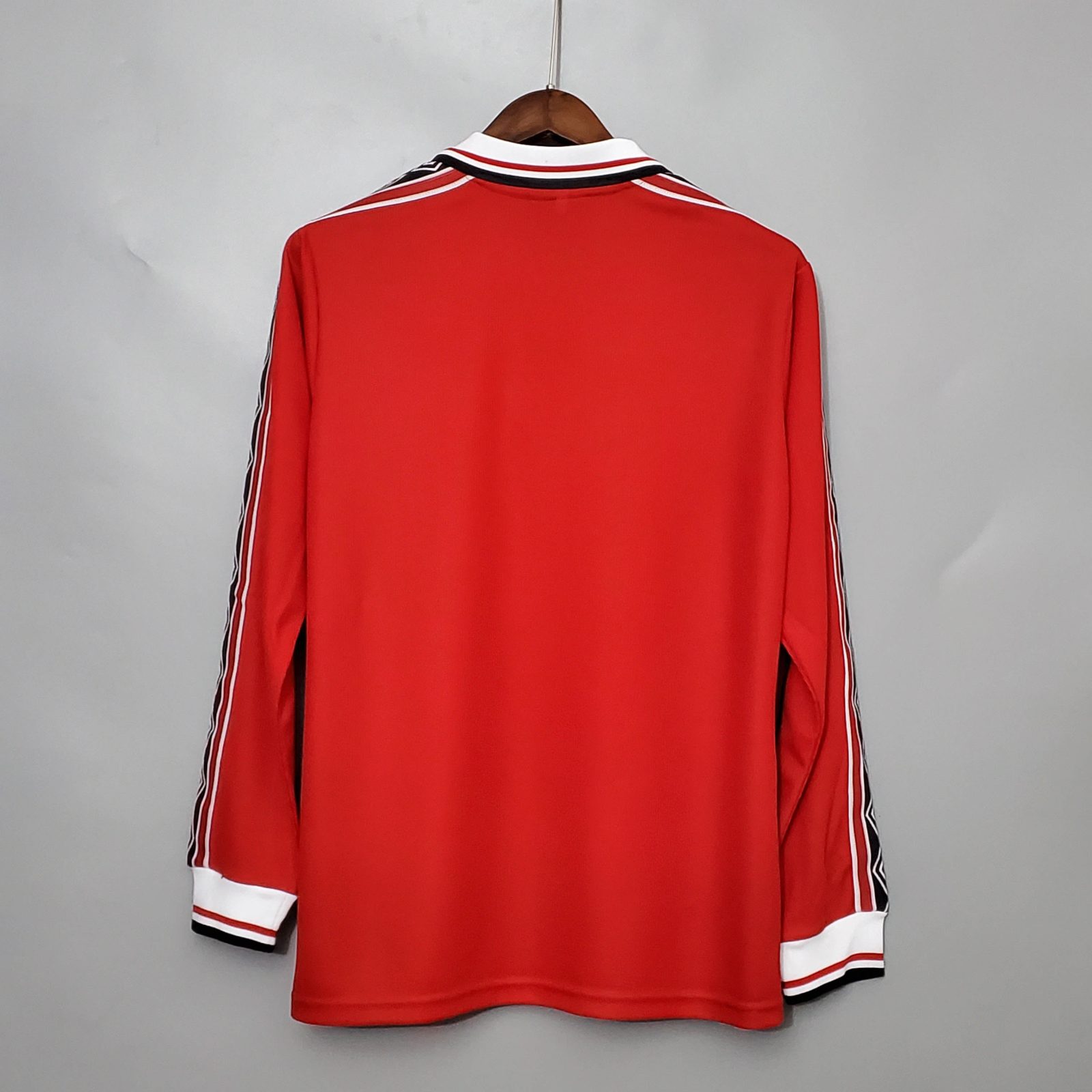 1998-1999 Retro Manica lunga Manchester United Casa Maglia da calcio Qualità thai 1:1 - immagine 3