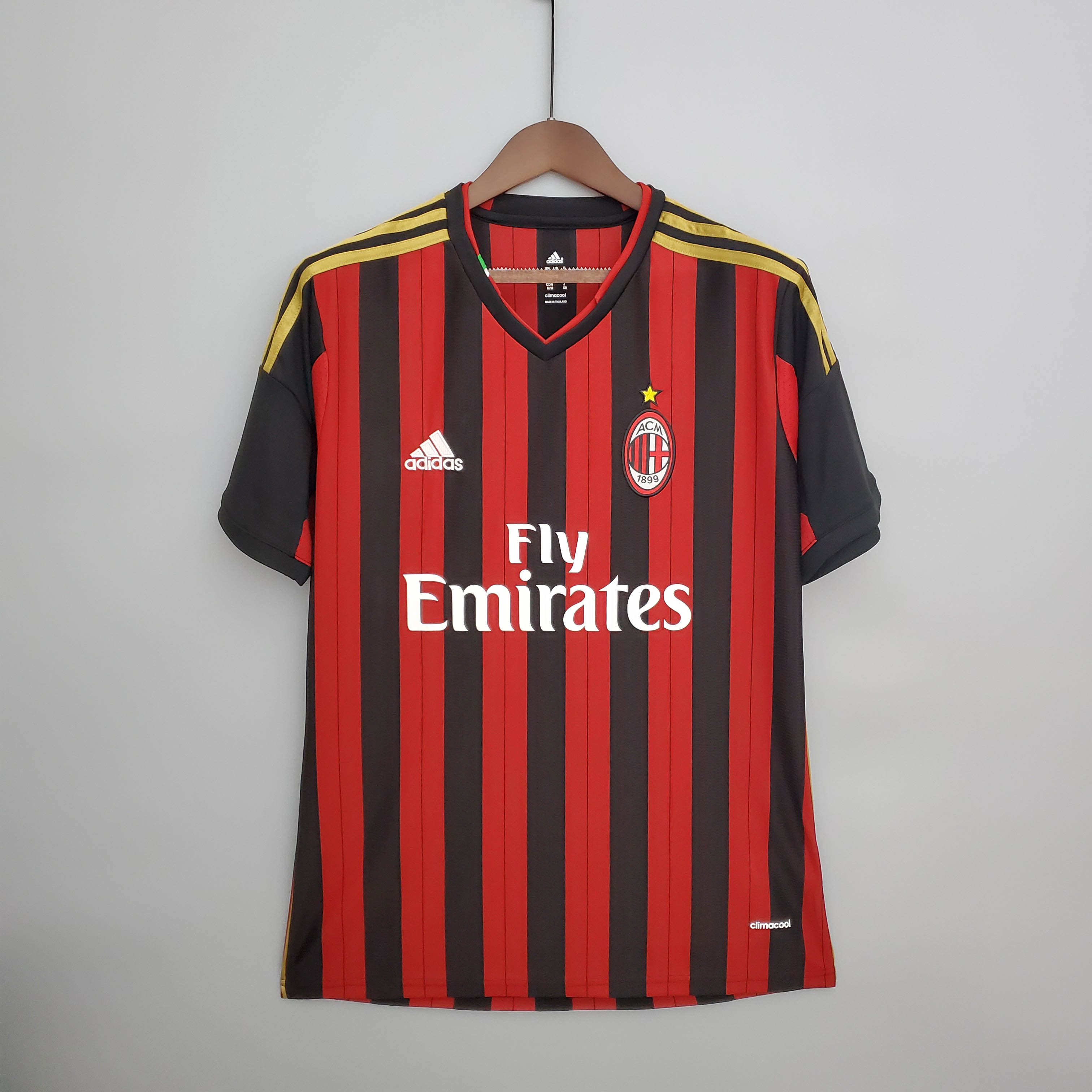 2013/2014 Retro AC Milan Casa Maglia da calcio Qualità thai 1:1