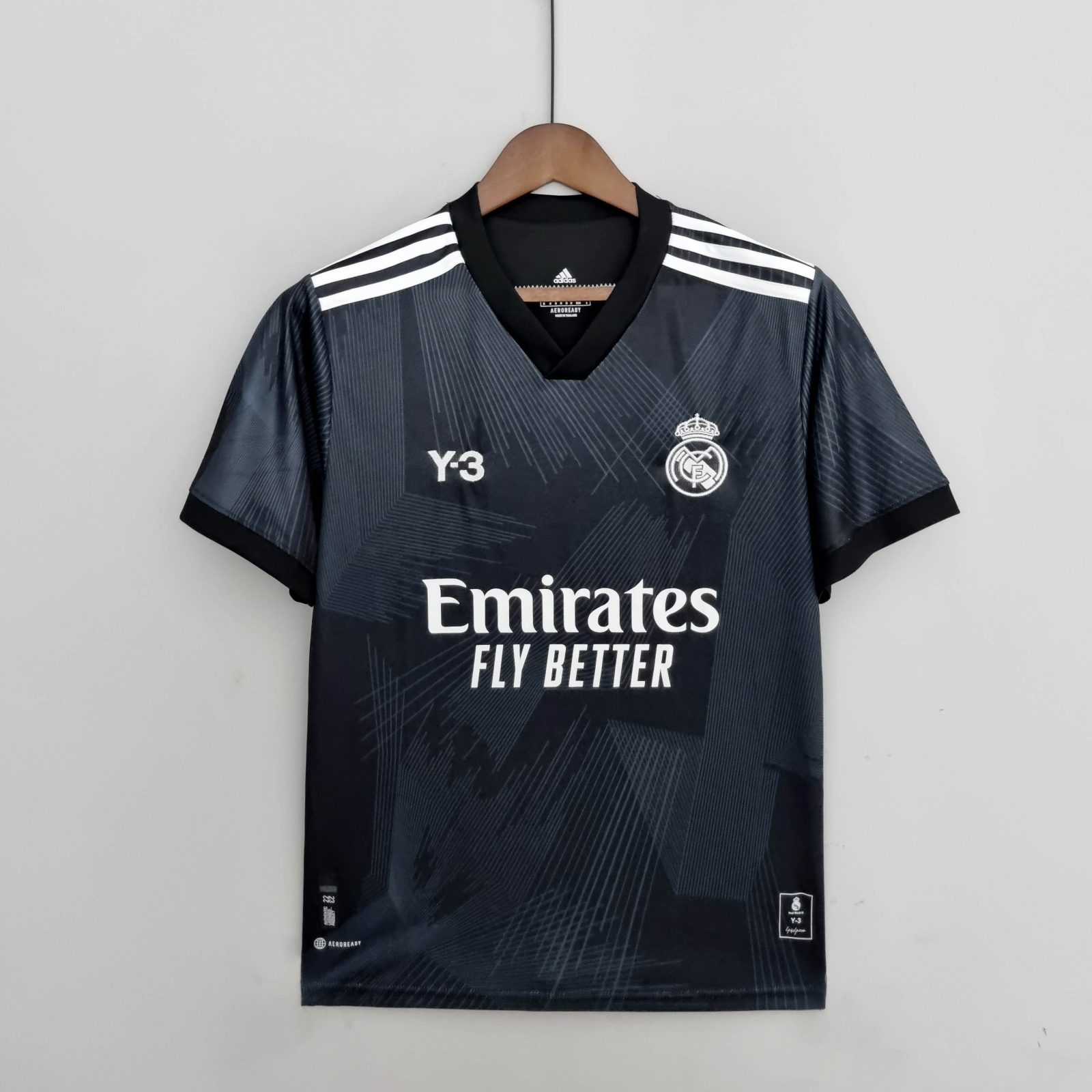 2022 Real Madrid Y-3 Edición especial Negro Camiseta de fútbol