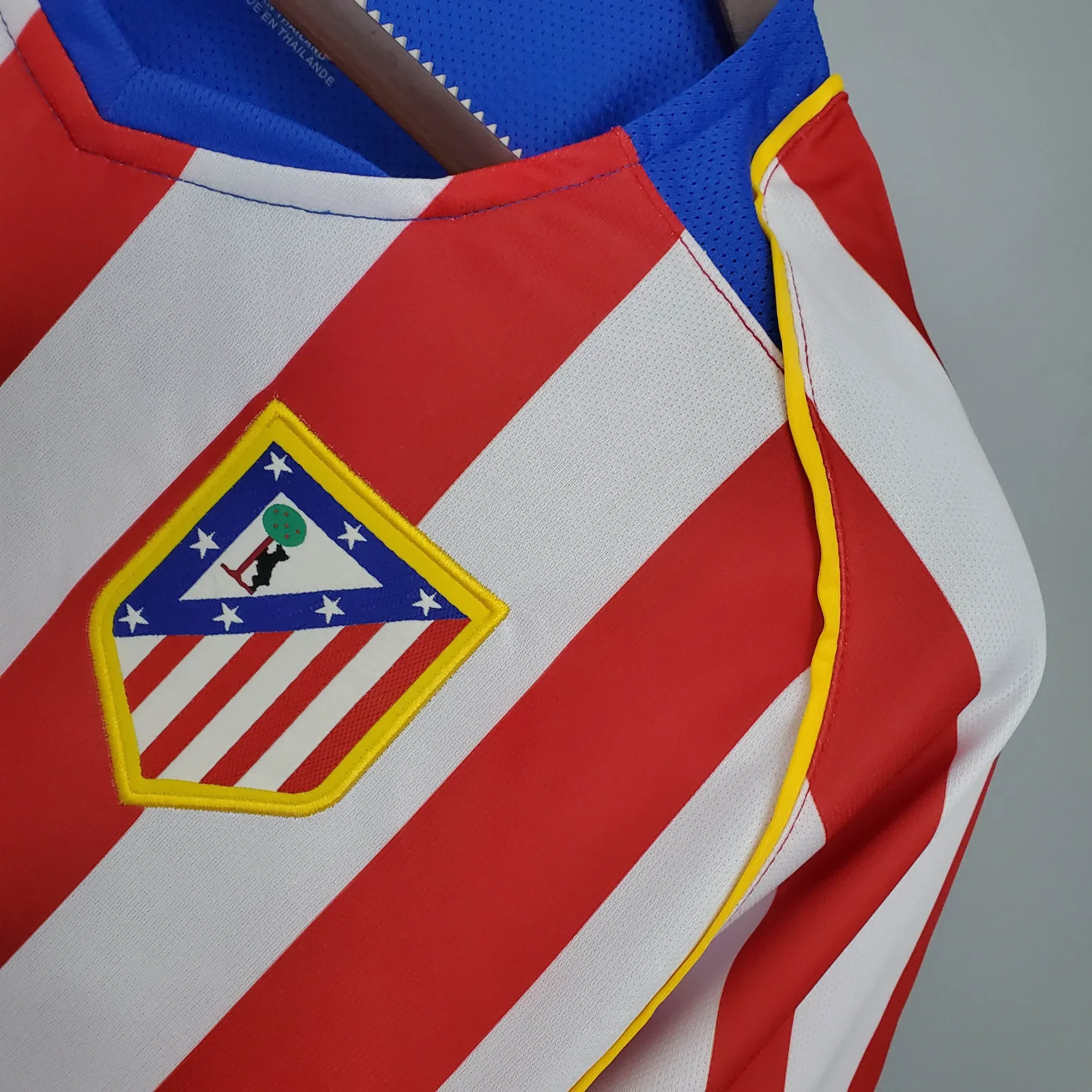2004/2005 Rétro Atletico Madrid Domicile Maillot de football Qualité thaï 1:1 – Image 6