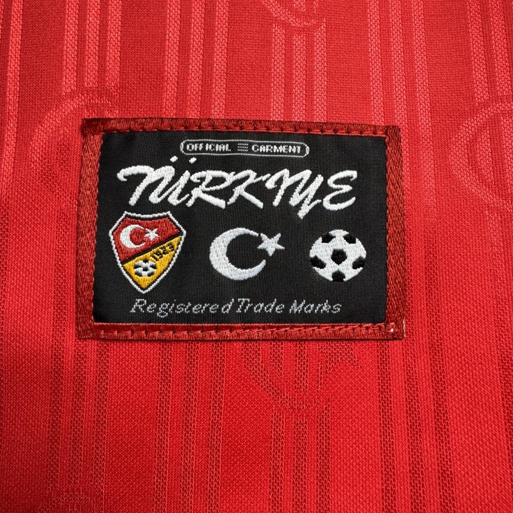 1996 Retro Turchia Nazionale Casa Maglia da calcio Qualità thai 1:1 - immagine 8