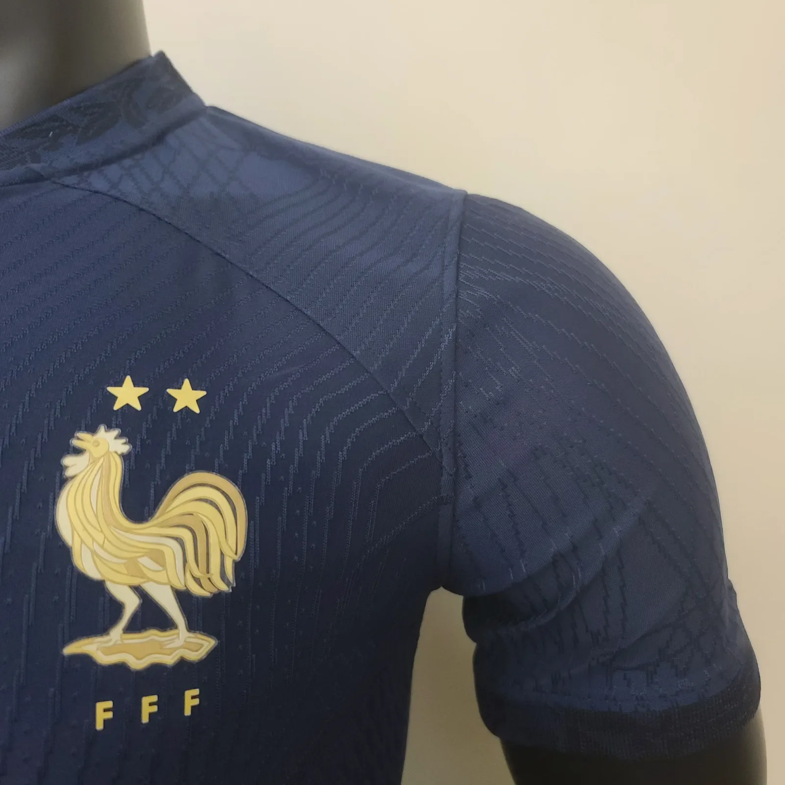 2022 FIFA Dünya Kupası Oyuncu versiyonu Fransa İç saha Futbol forması - Görsel 5