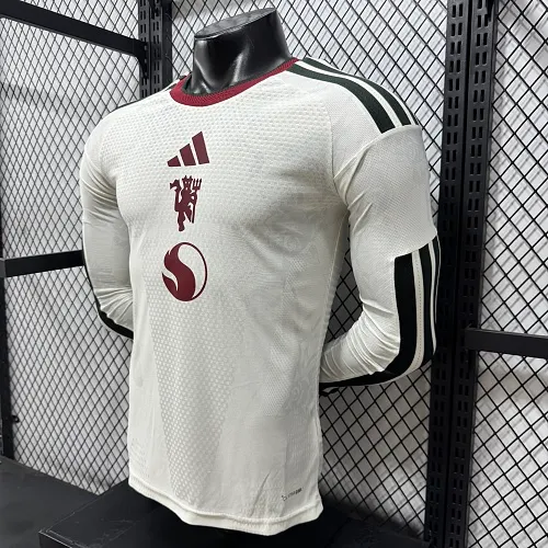 2026/2027 Long Sleeve Player Version Manchester United Third Away Football Jersey 1:1 Thai Quality - Image 5