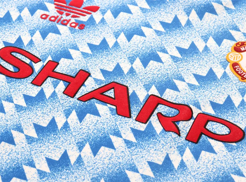 1990/1992 Retro Manchester United Away Football Shirt 1:1 Thai Quality Kids Size - Image 3