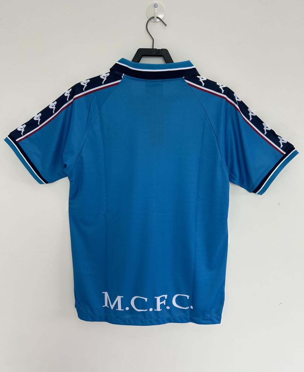 1997-1998 Retro Manchester City Casa Maglia da calcio Qualità thai 1:1 - immagine 2