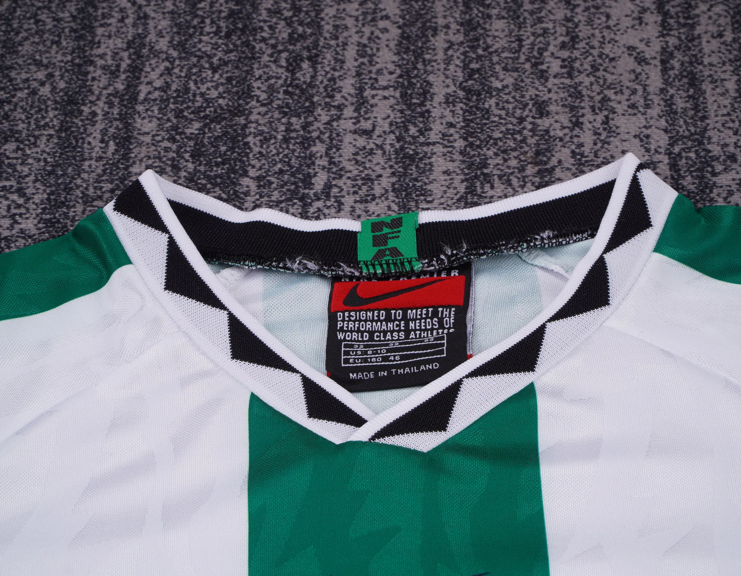 1996 Retro Nigeria Reprezentacja Wyjazdowa Koszulka piłkarska Jakość tajska 1:1 Rozmiar dziecięcy - obrazek 3