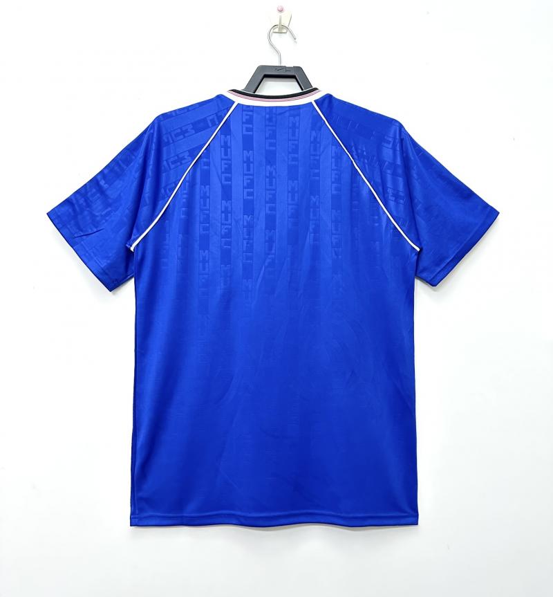 1988-1990 Retro Manchester United Tercera Visitante Camiseta de fútbol Calidad tailandesa 1:1 - Imagen 2