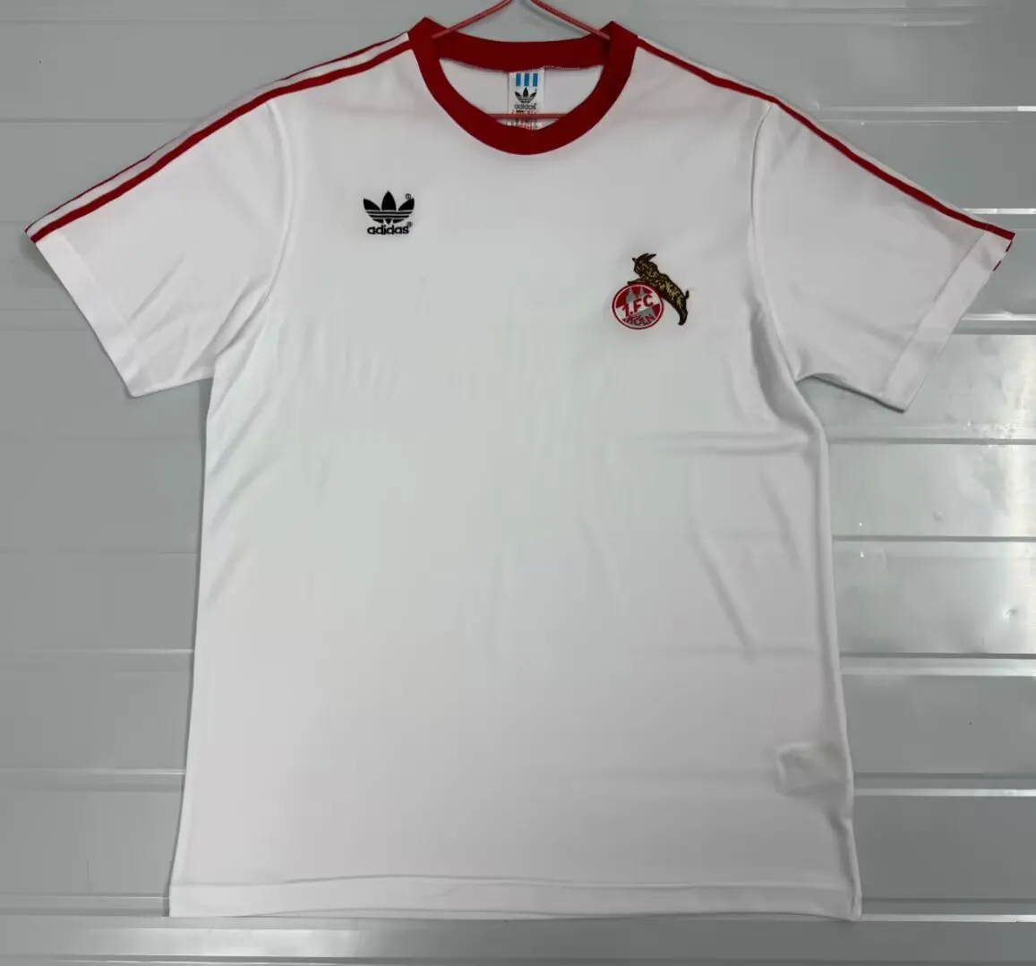 1976/1977 Rétro FC Köln Domicile Maillot de football Qualité thaï 1:1