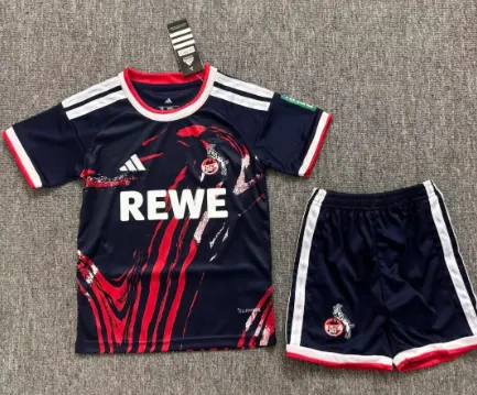 2026/2027 FC Köln Üçüncü Deplasman Futbol forması 1:1 Tayland kalitesi Çocuk bedeni