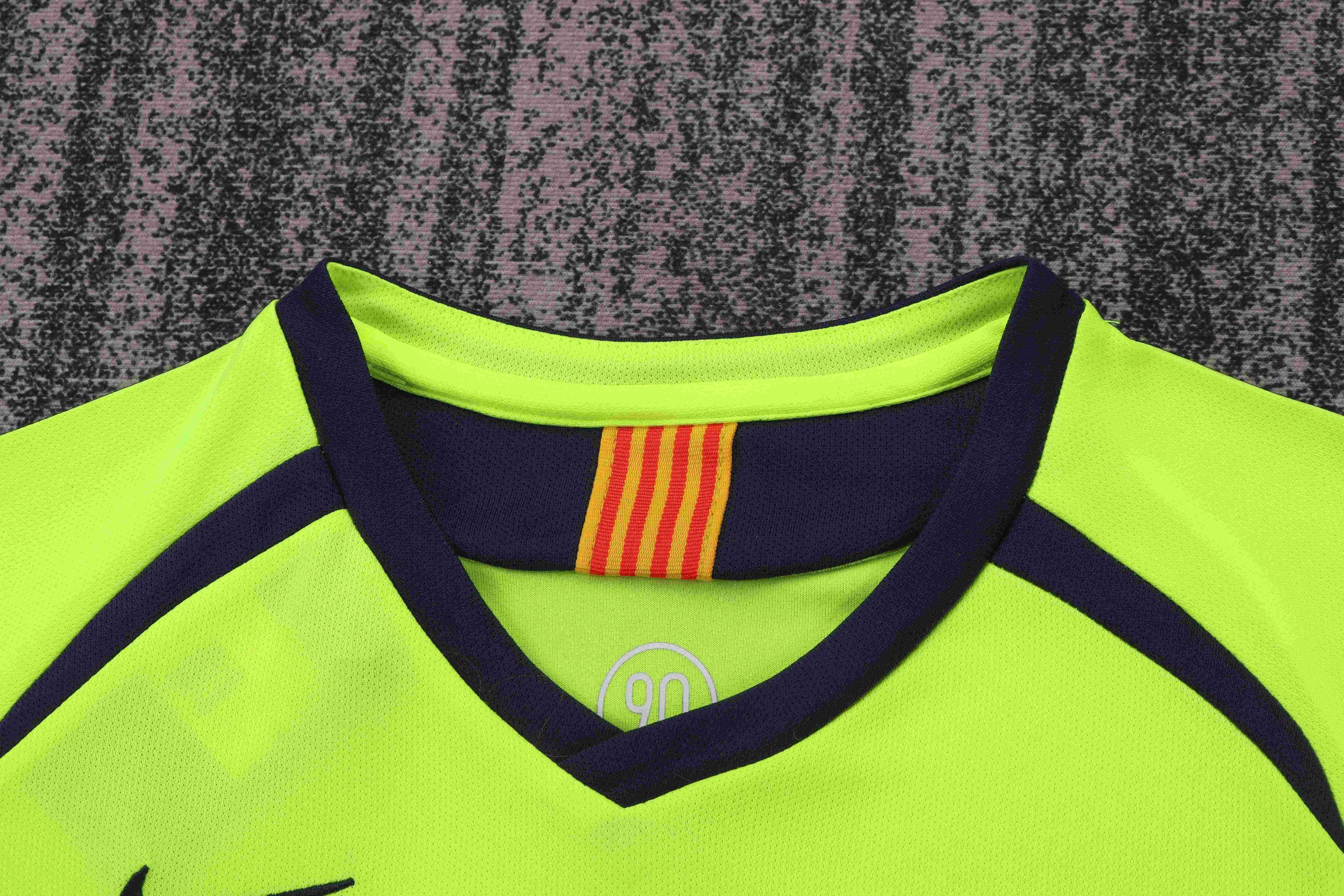 2005-2006 Retro Barcelona Trasferta Maglia da calcio Qualità thai 1:1 Taglia bambino - immagine 3