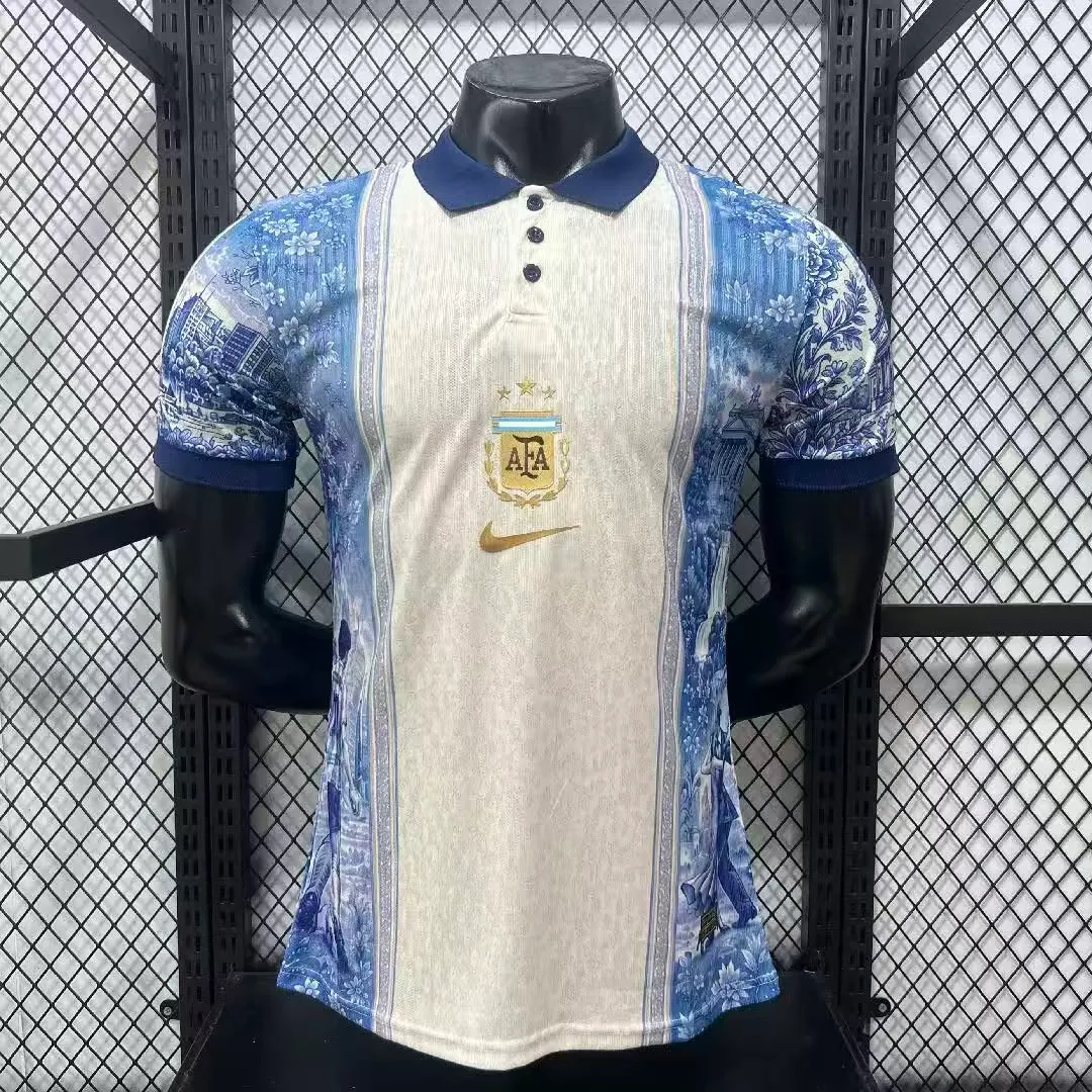 2026 Oyuncu versiyonu Arjantin Özel sürüm 16 Futbol forması 1:1 Tayland kalitesi