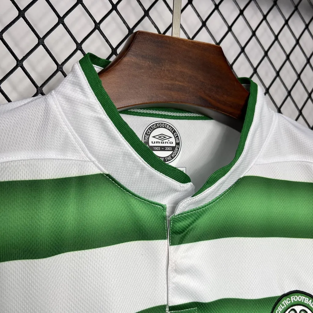 2003/2004 Retro Celtic Home Football Shirt 1:1 Thai Quality - Image 4