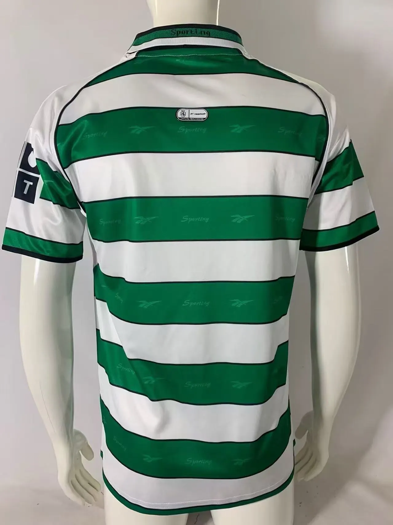 2001-2002 Retro Sporting Lisbon Home Football Shirt 1:1 Thai Quality - Image 2