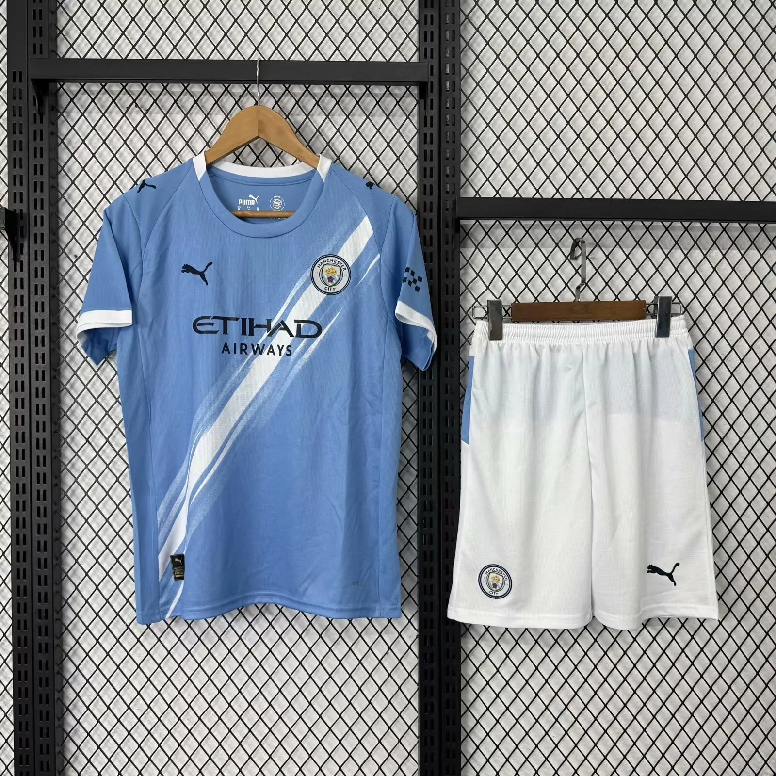2025/2026 Manchester City Home 01 Football Jersey 1:1 Thai quality Kids Size