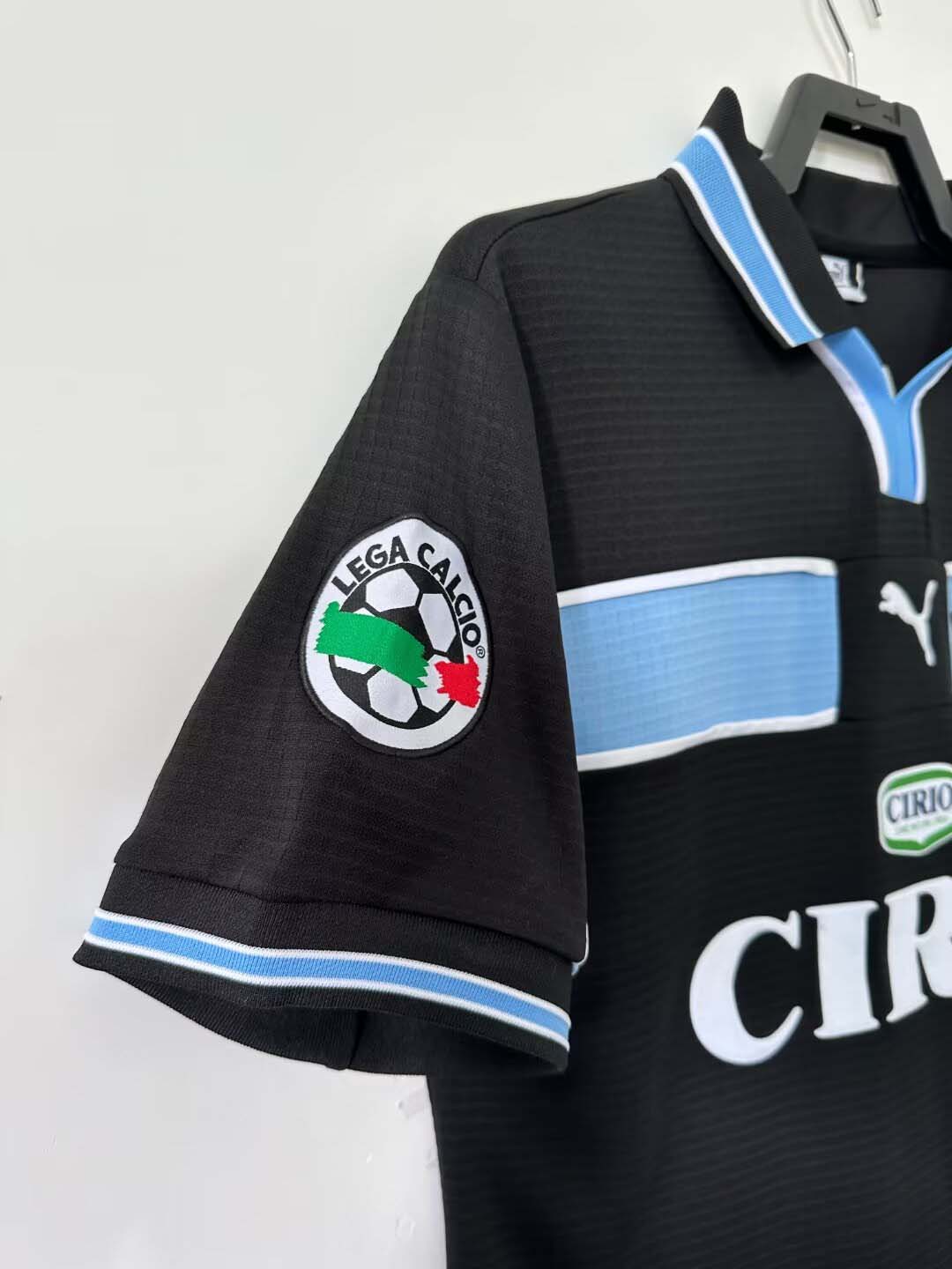 1998/1999 Retro Lazio Deplasman Futbol forması 1:1 Tayland kalitesi - Görsel 4