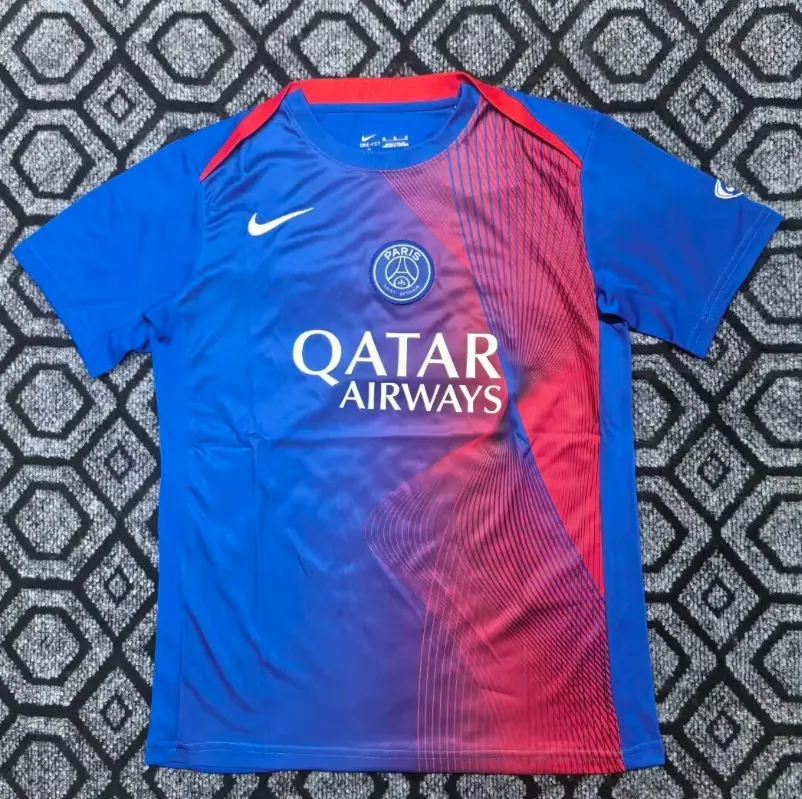 2025/2026 Psg Paris Agasalho de treino Camisa de futebol Qualidade tailandesa 1:1