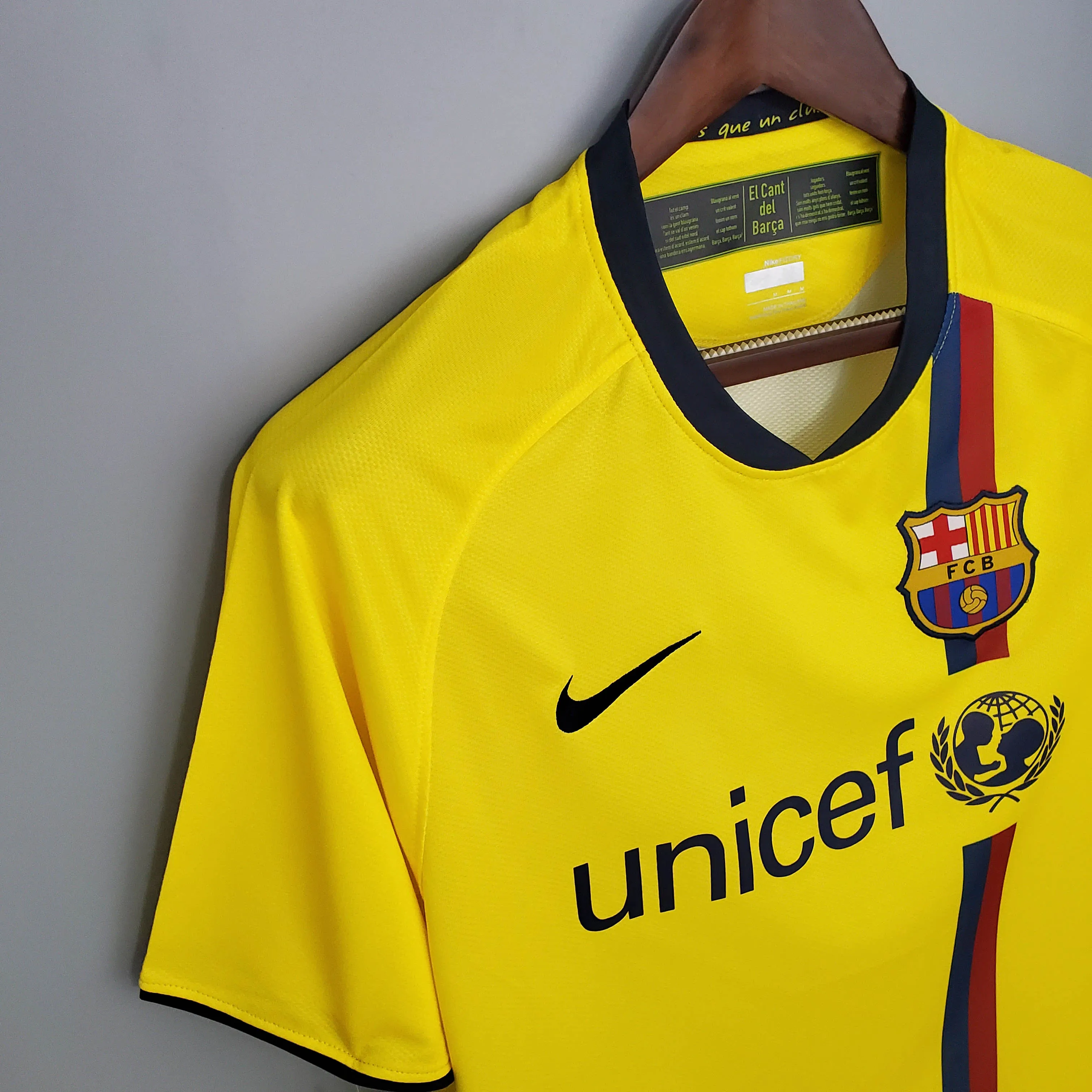 2008/2009 Retro Barcelona Visitante Camiseta de fútbol Calidad tailandesa 1:1 - Imagen 7