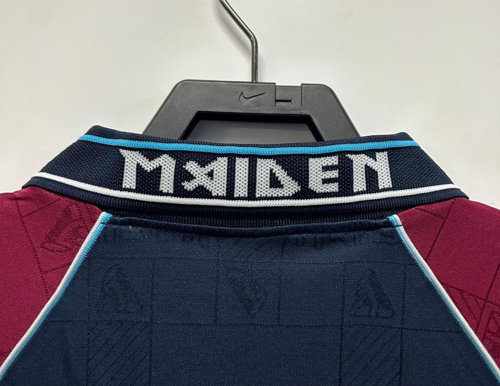 1999 Retro West Ham United Fußballtrikot Heim 1:1 Thai-Qualität – Bild 4