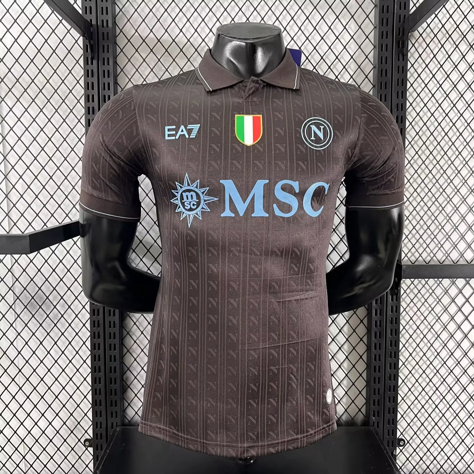 2025/2026 Versione giocatore Napoli Terza Trasferta Maglia da calcio Qualità thai 1:1