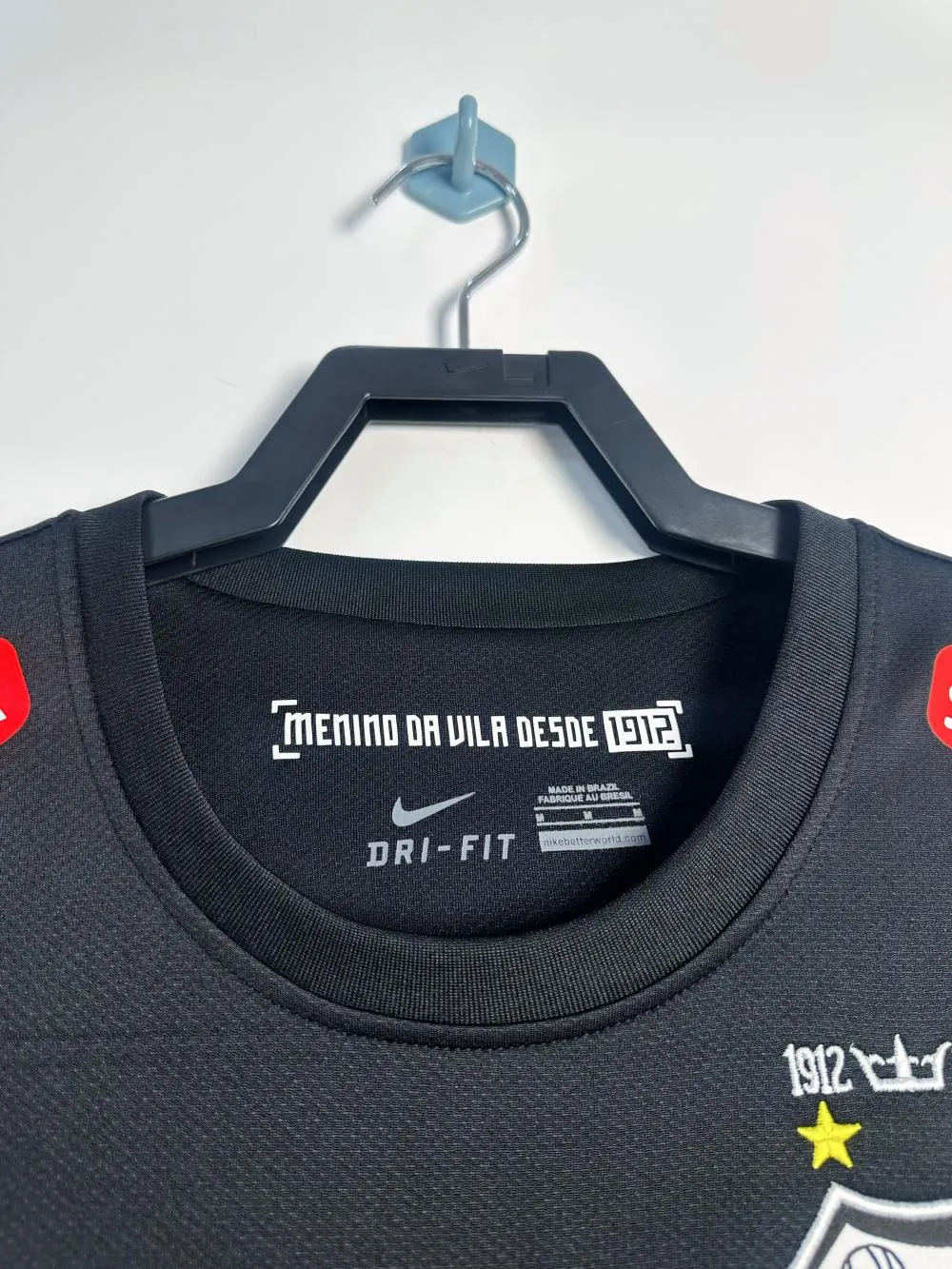 2012/2013 Retrô Manga longa Santos Fora Camisa de futebol Qualidade tailandesa 1:1 - Image 3