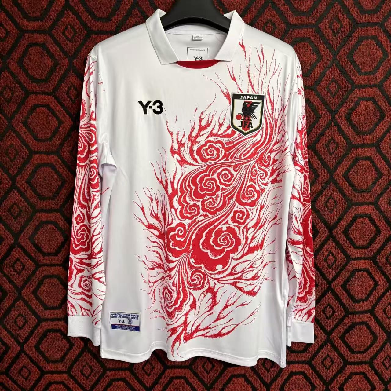 2024-2025 Japan Lange mouwen Flame Speciaal Rood Voetbalshirt 1:1 Thaise kwaliteit