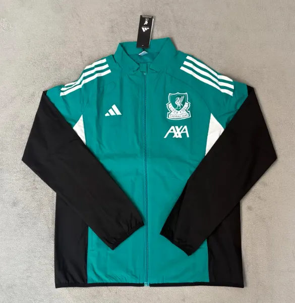 2026/2027 Liverpool Giacca a vento Verde Maglia da calcio Qualità thai 1:1