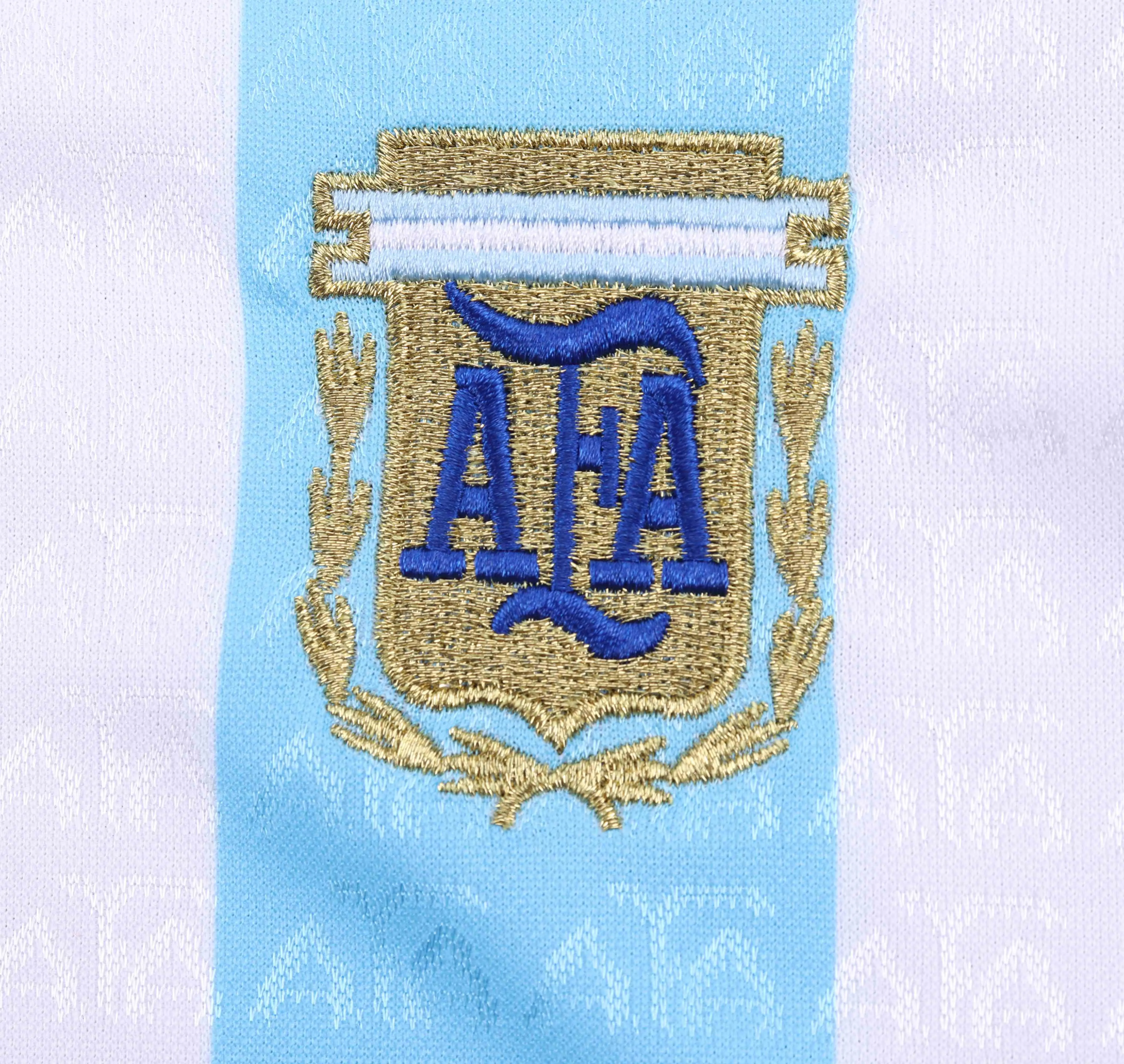 1996-1997 Retro Argentinien Nationalmannschaft Heim Trikot 1:1 Thai-Qualität Kindergröße – Bild 7
