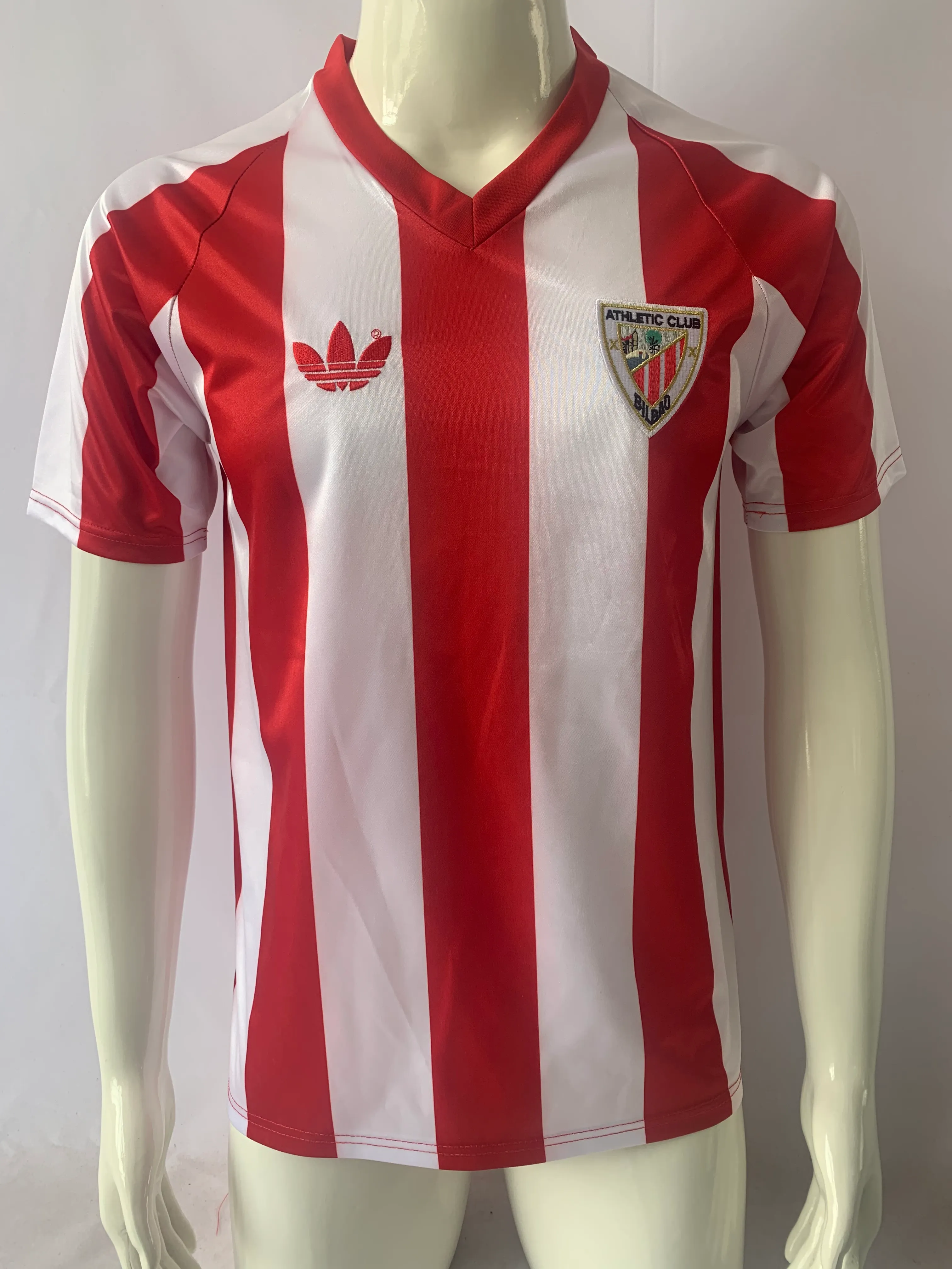1986/1987 Retro Athletic Bilbao Thuis Voetbalshirt 1:1 Thaise kwaliteit
