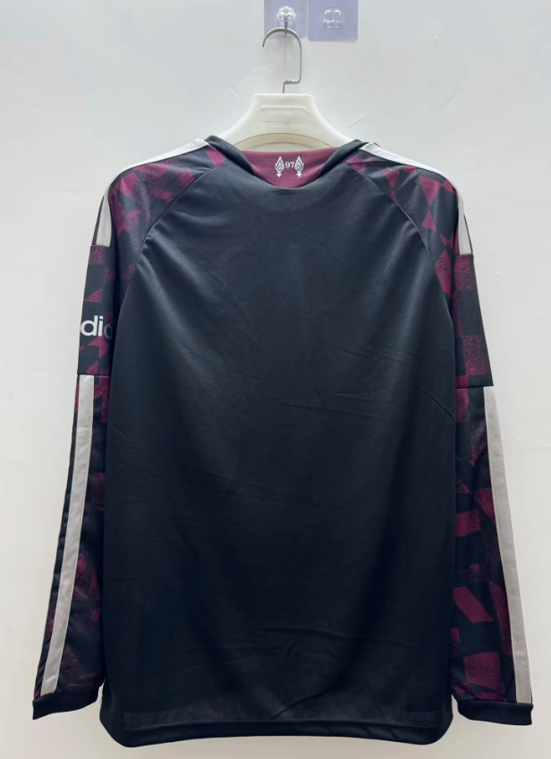2026/2027 Manga longa Liverpool Terceira Fora Camisa de futebol Qualidade tailandesa 1:1 - Image 2