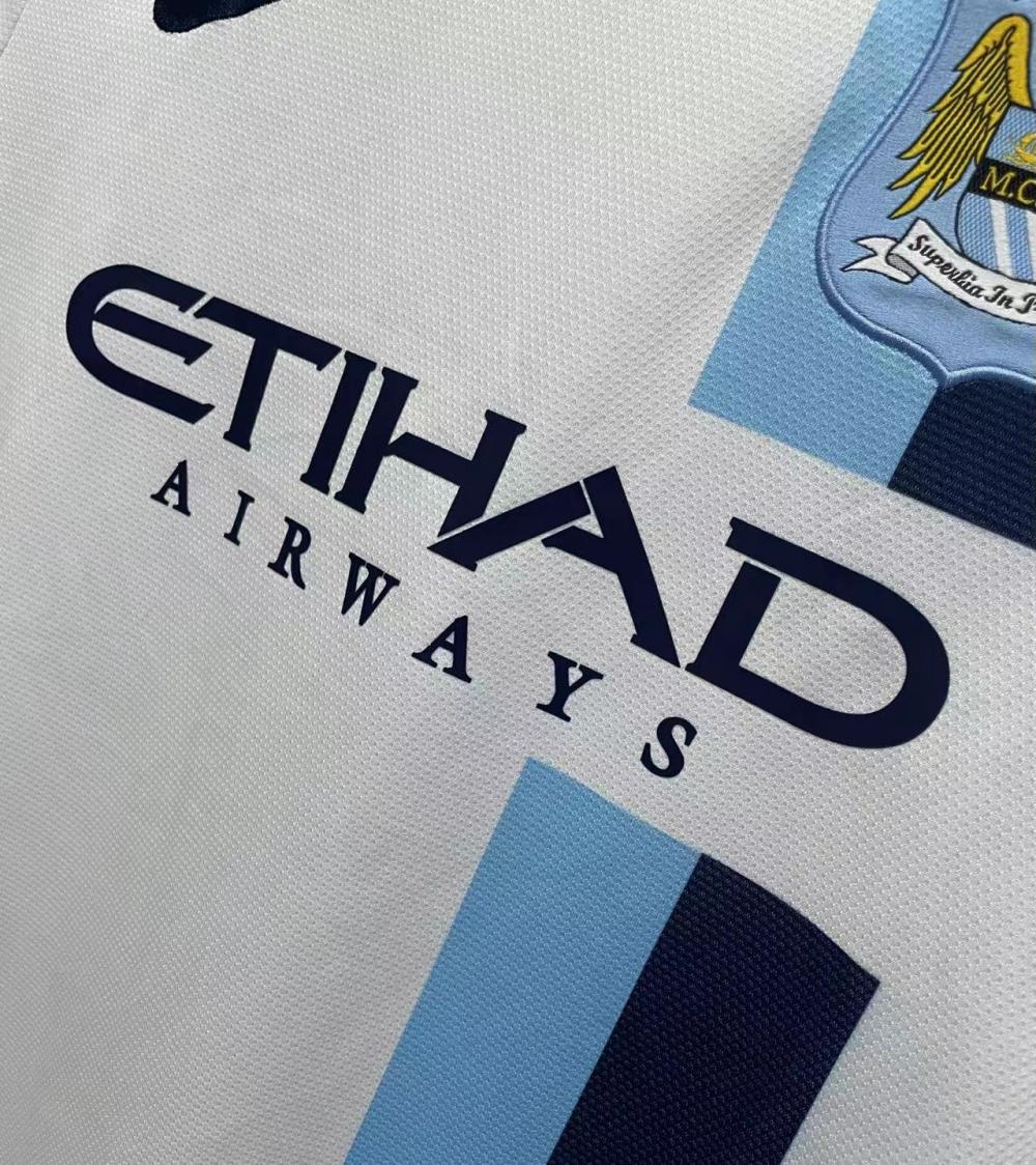 2013-2014 Retro Manchester City Drittes Auswärts Fußballtrikot 1:1 Thai-Qualität – Bild 5