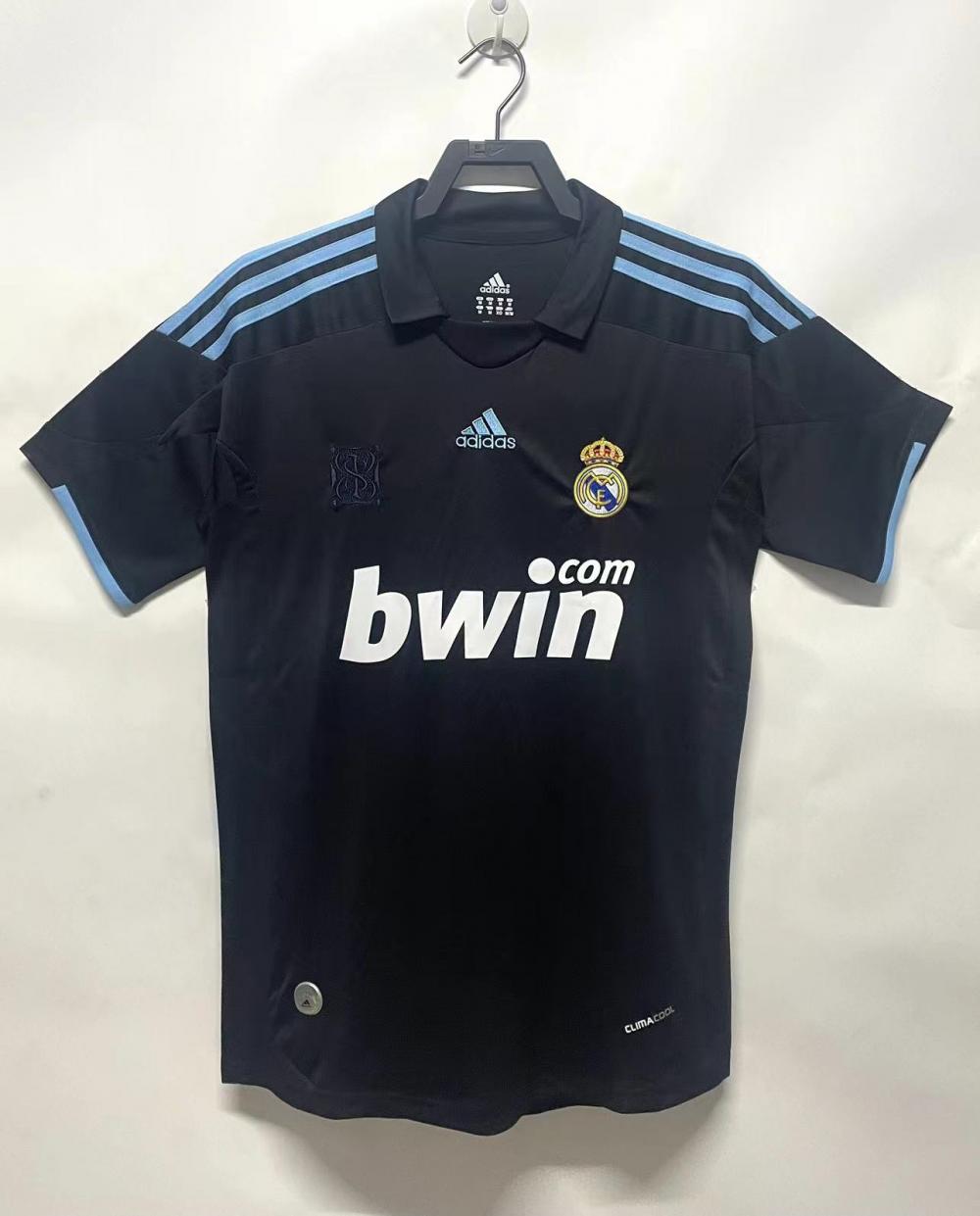 2009/2010 Retrô Real Madrid Fora Camisa de futebol Qualidade tailandesa 1:1
