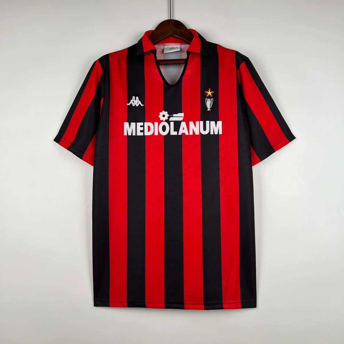 1989/1990 Rétro AC Milan Domicile Maillot de football Qualité thaï 1:1