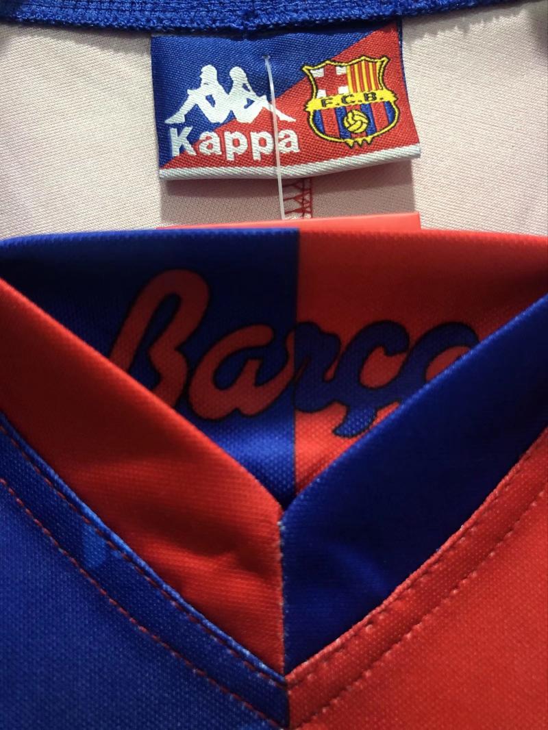 1992/1995 Retro Barcelona Home Football Shirt 1:1 Thai Quality - Image 4