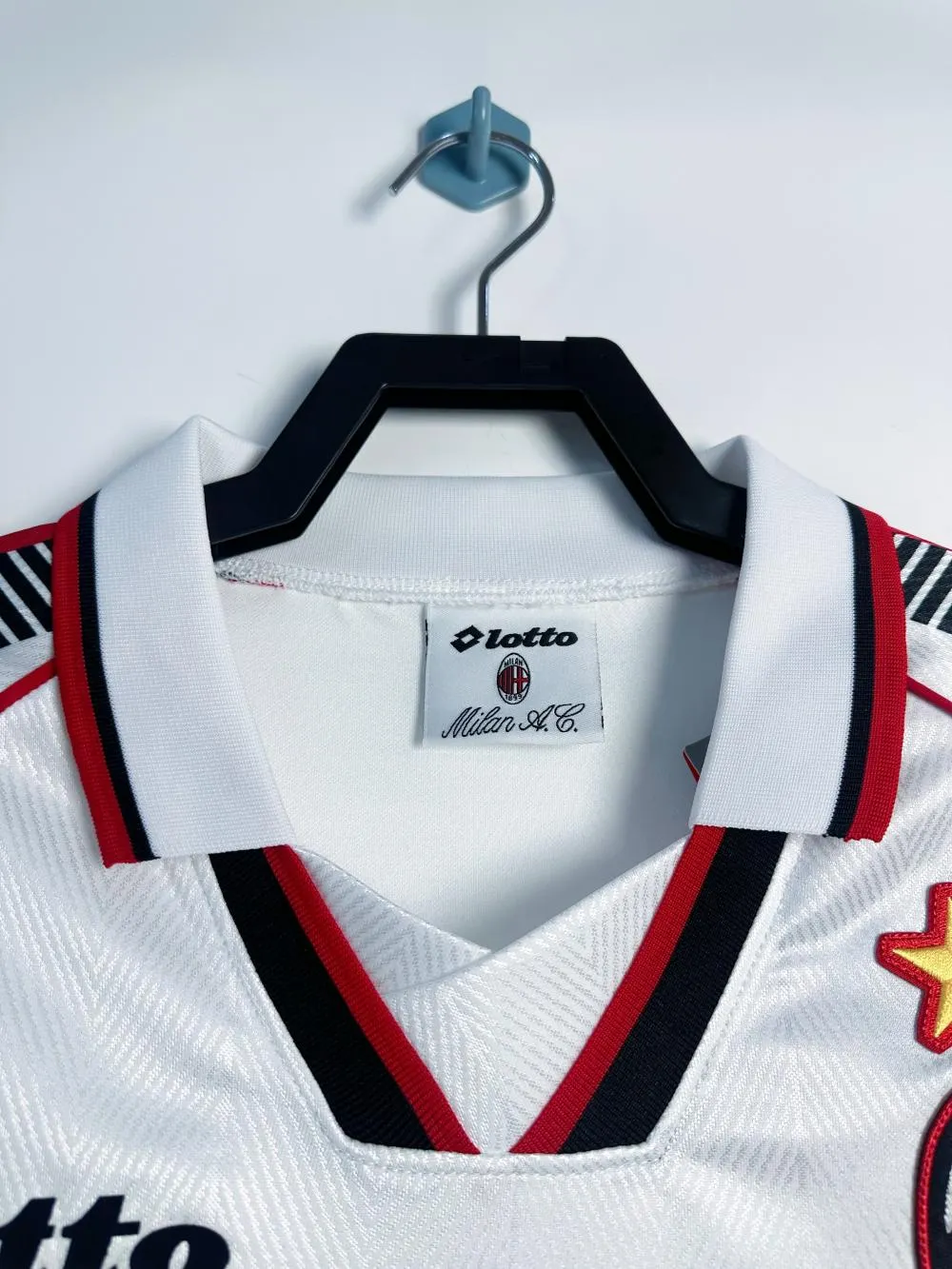 1997/1998 Retro AC Milan Trasferta Maglia da calcio Qualità thai 1:1 - immagine 3