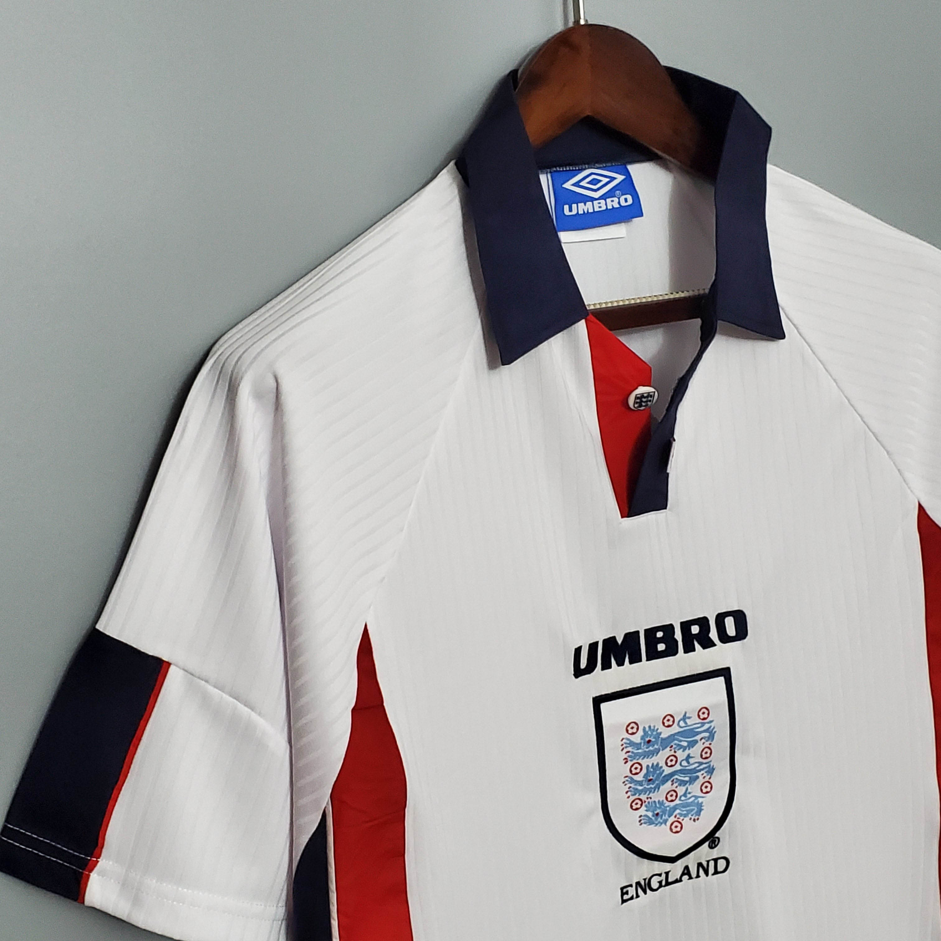 1998 Retro Inghilterra Casa Maglia da calcio - immagine 5
