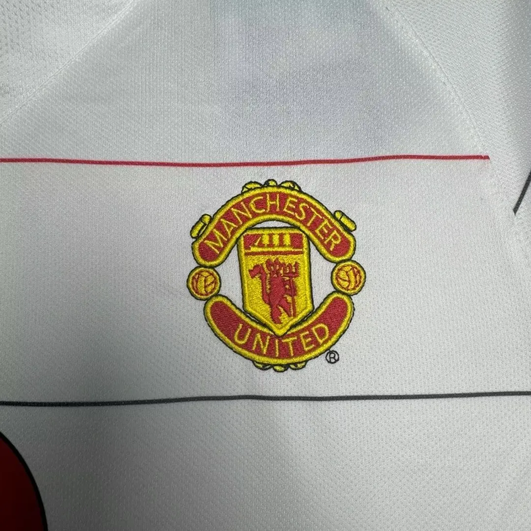 2003/2005 Retrô Manchester United Fora Camisa de futebol Qualidade tailandesa 1:1 - Image 6