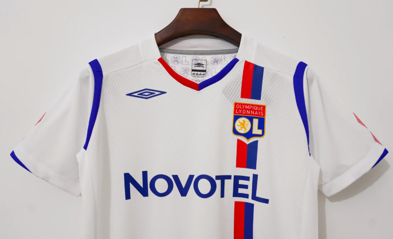 2008/2009 Ретро Lyon Домашняя Футбольная футболка Тайское качество 1:1 — изображение 3