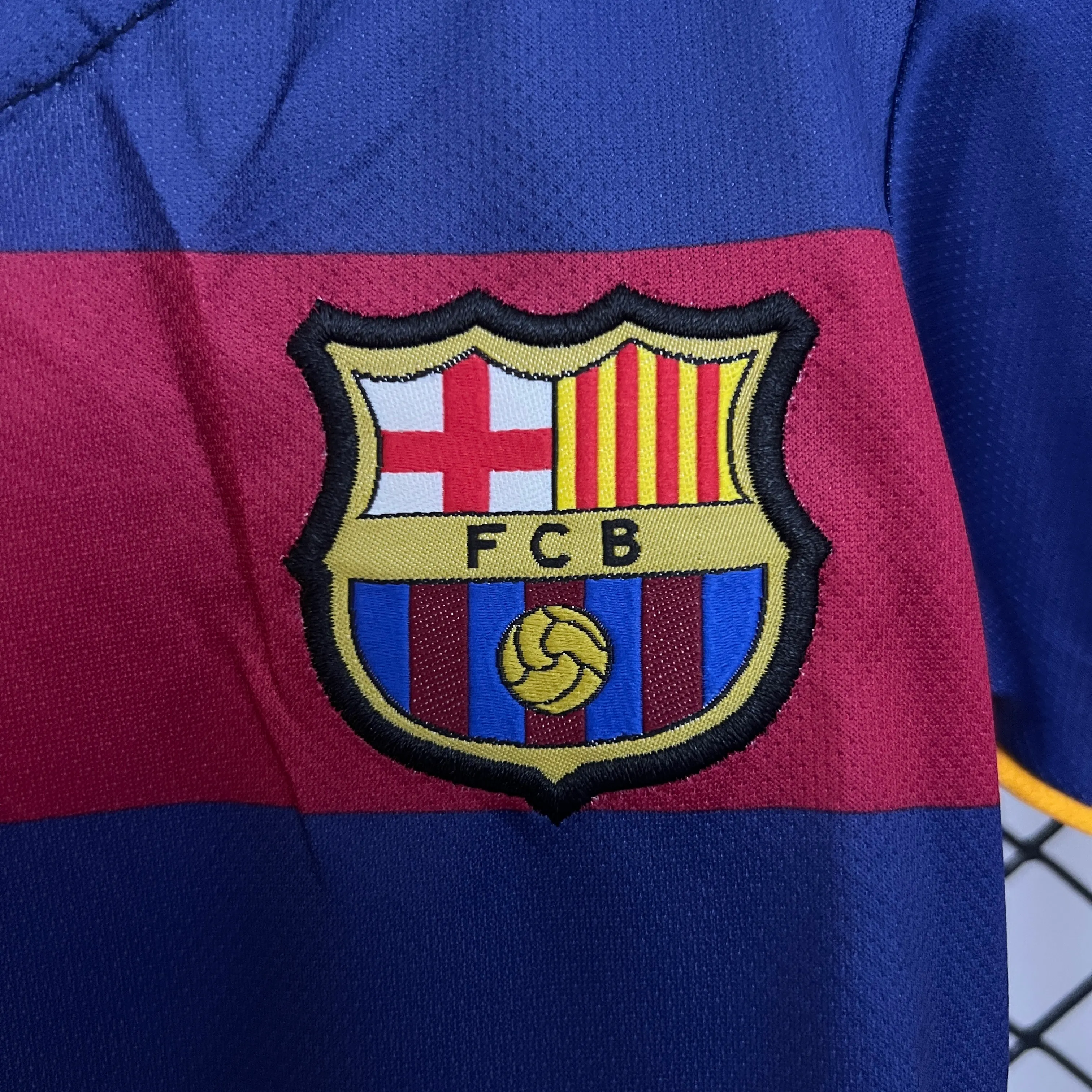 2015/2016 Retro Barcelona Casa Maglia da calcio Qualità thai 1:1 Taglia bambino - immagine 5