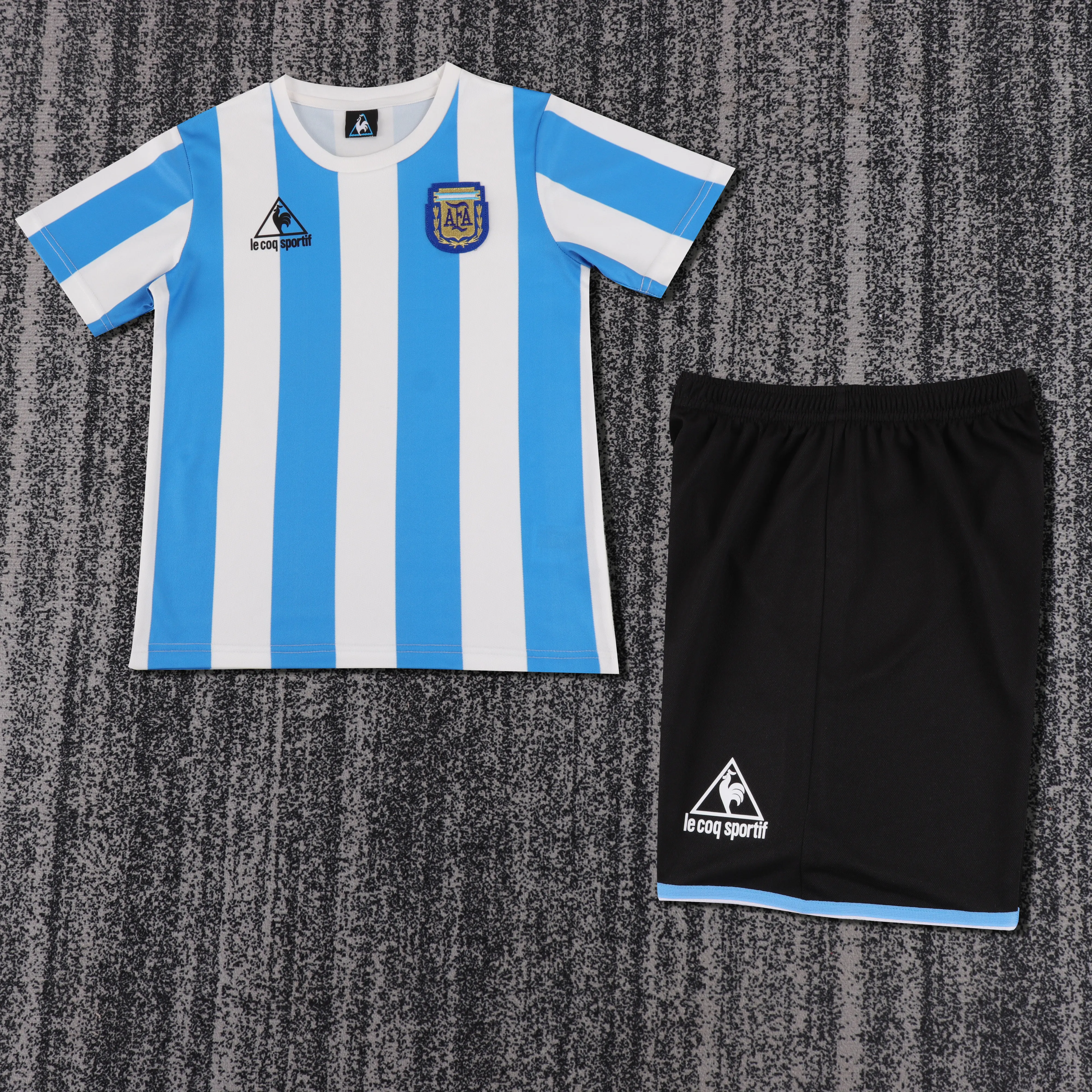 1986 Retro Argentina Nazionale Casa Maglia Qualità thai 1:1 Taglia bambino Taglia bambino