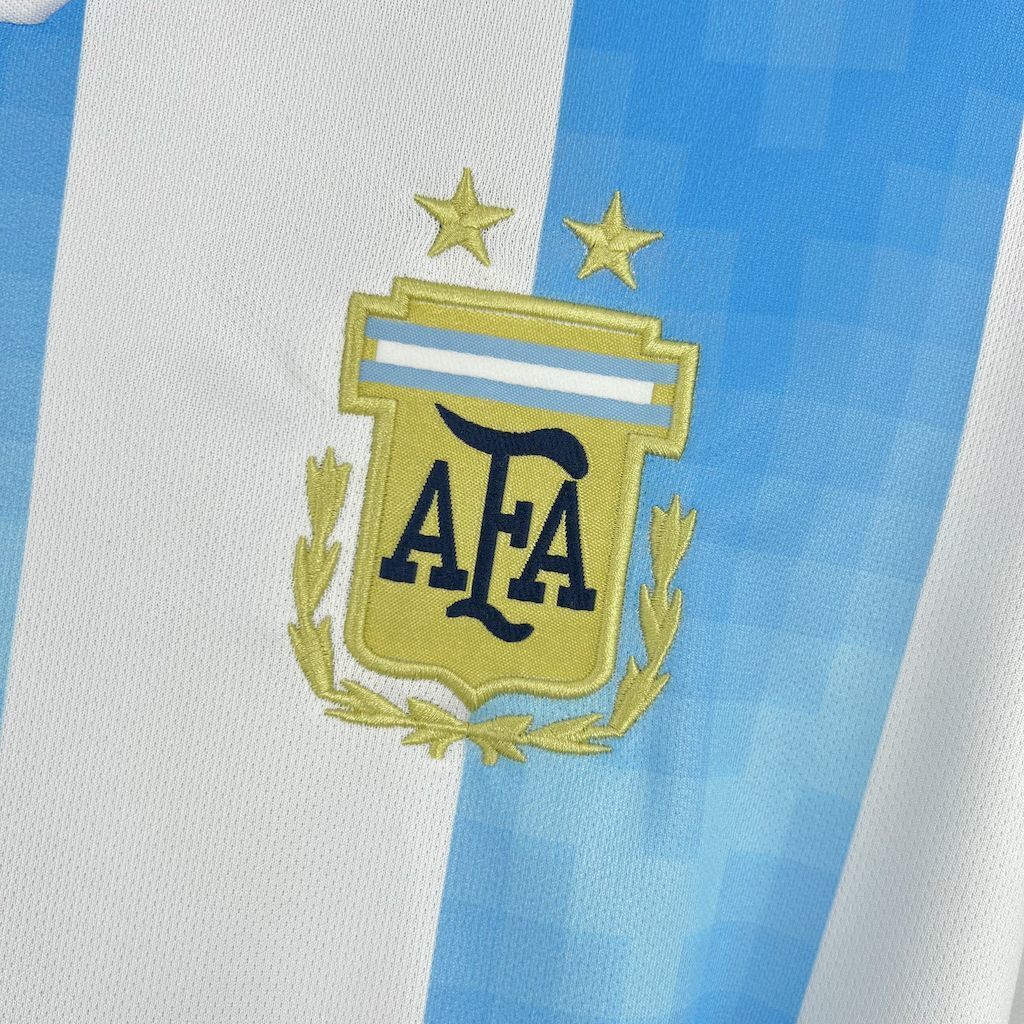 2008 Retro Argentyna Reprezentacja Domowa Koszulka Jakość tajska 1:1 - obrazek 5